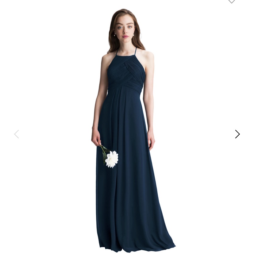Bill Levkoff Navy Dress